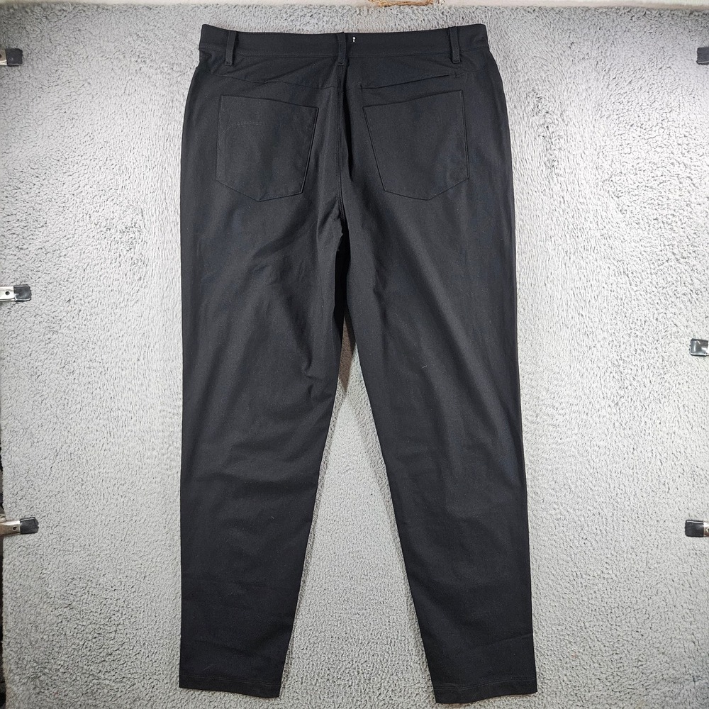 Fabletics Mens Only Pant Black Performance 5-Pocket Active Trousers 36x32 - Picture 6 of 10